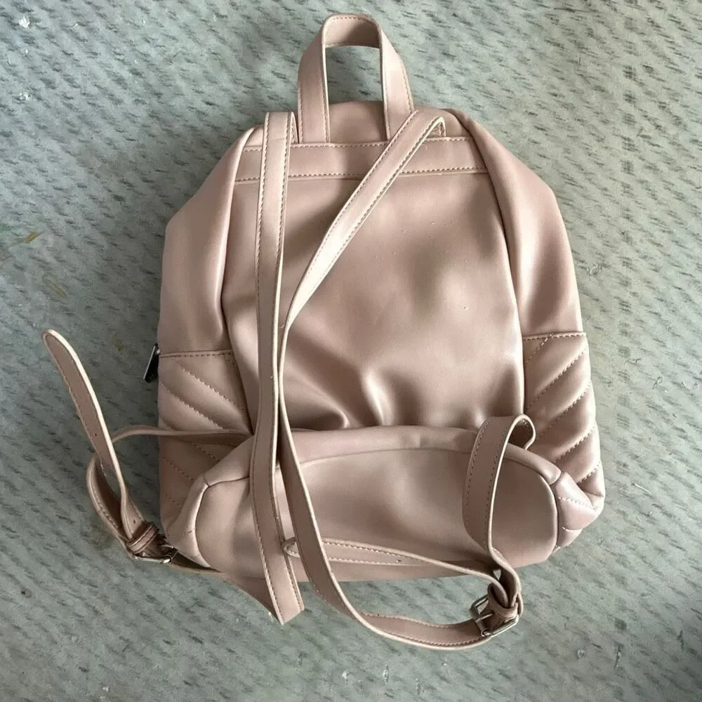 Sam Edelman Womens Purple Taja Faux Leather Fashion Backpack Medium